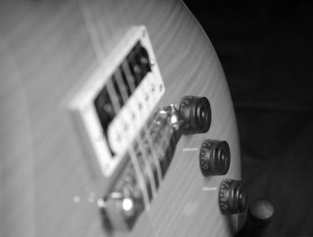 Grayscale Photography Of Electric Guitar