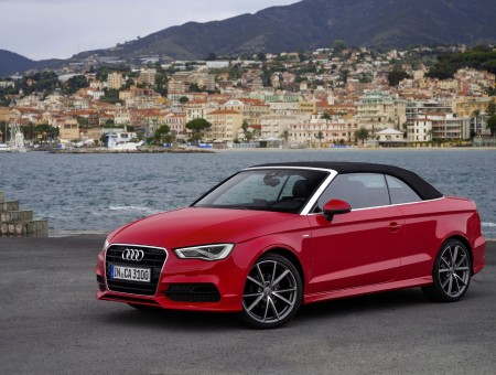 Red Audi Convertible