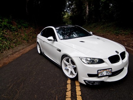 White BMW Z3