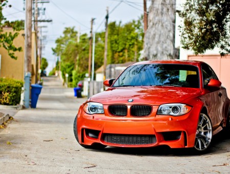 Orange BMW 1 Series