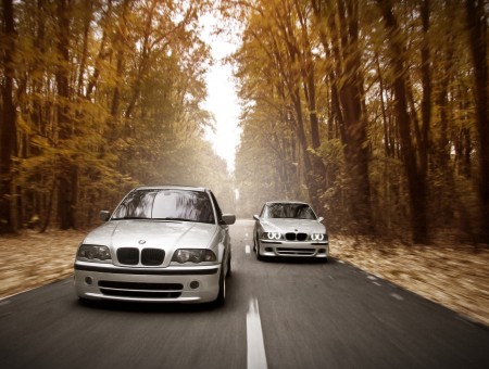 Silver BMW 3 Series