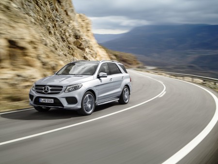 Grey Mercedes Benz GLE On Road During Daytime