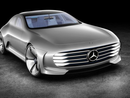 Grey Mercedes-Benz Concept Car