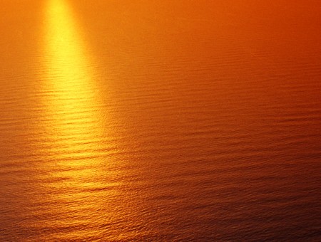 Sun Raise Reflecting On Water