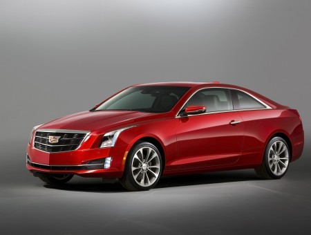 Red Cadillac ATS Coupe