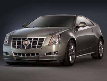 Silver Cadillac CTS Coupe
