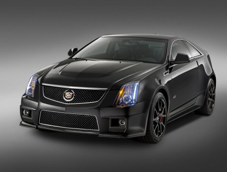 Black Cadillac CTS Coupe