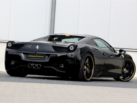 Black Ferrari 458 Italia