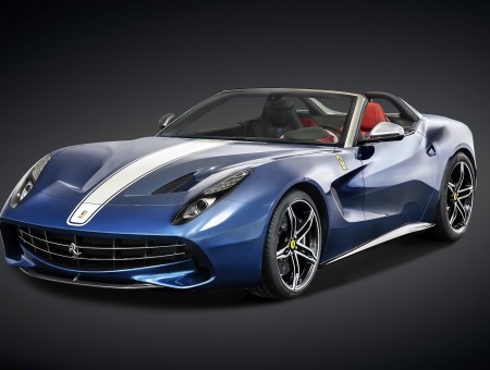 Blue And White Ferrari F60 America