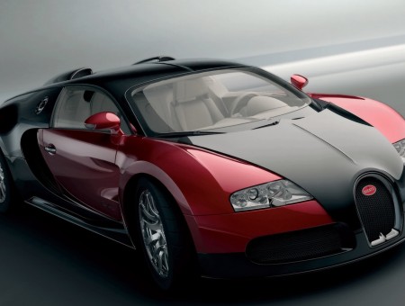 Black And Red Bugatti Veyron