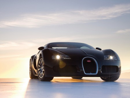 Black Bugatti Vision