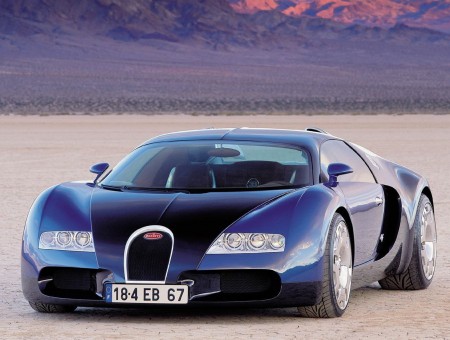 Blue Luxury Car