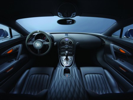 Black Bugatti Veyron Dashboard