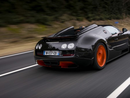Black Orange Bugatti Veyron