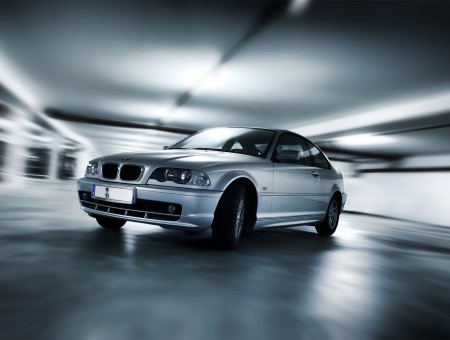 Grey BMW Car
