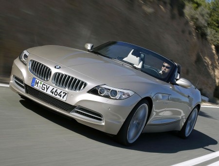 Grey BMW Coupe Covertible