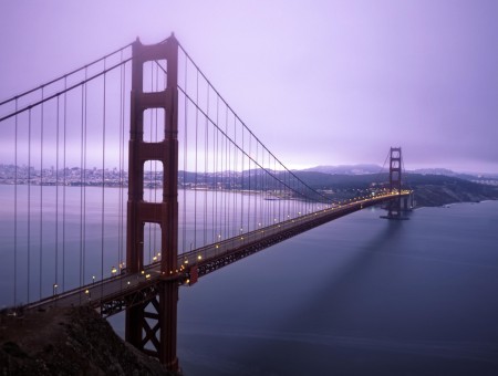 Golden Gate Bridge Across Body Of Water