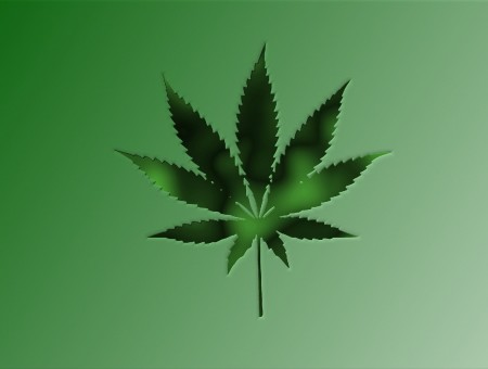 Green Cannabis Illustration