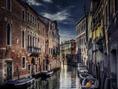 Canals Of Venice Italy