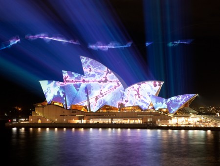 Sydney Opera House Near Body Of Water During Night Time