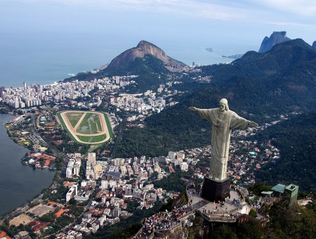 Christ Redeemer In Brazil