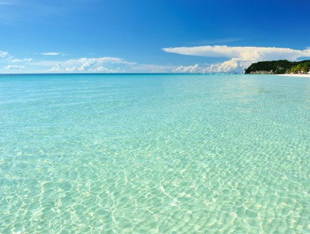 Clear Calm Sea Under Blue Sky During Daytime