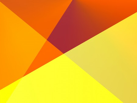 Red Yellow And Orange Triangles Illustration