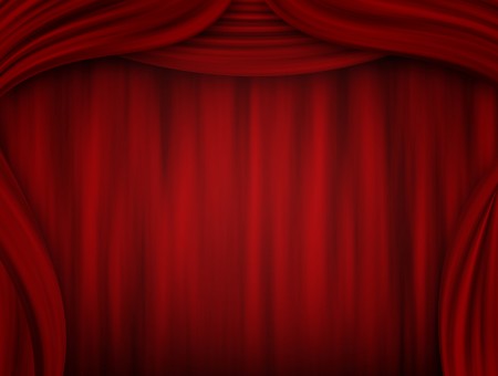 Red Stage Curtain Clip Art