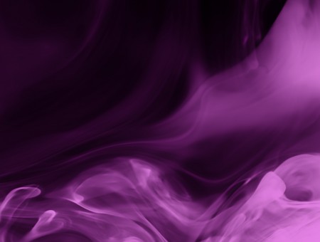 Purple Smoke In Black Surface