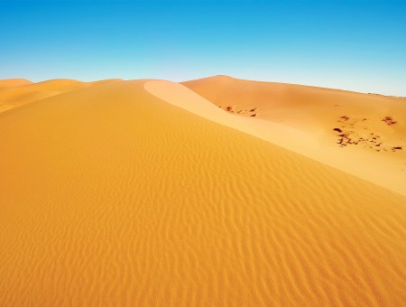 Large Hills In The Desert
