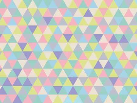 Multicolored Triangle Abstract Illustration