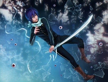 Blue Haired Male Anime Character - Wallpapers Every Day