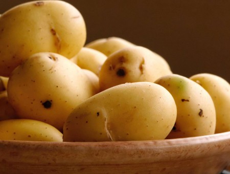 Potatoes Inside Bowl