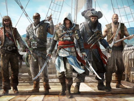 Assassin's Creed Main Character Illustration