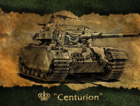 Brown Centurion Tank