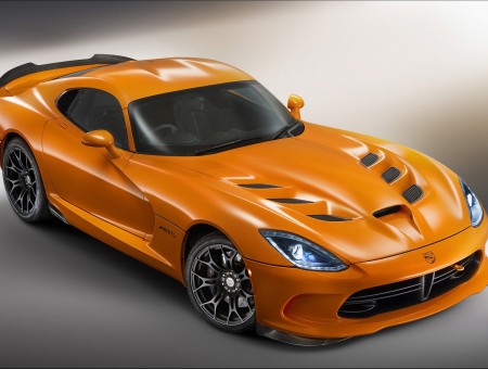 Orange Dodge Viper