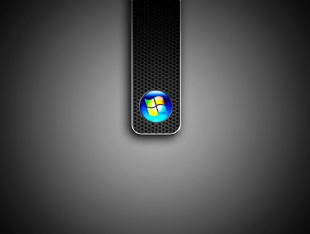 Microsoft Logo On Black Device