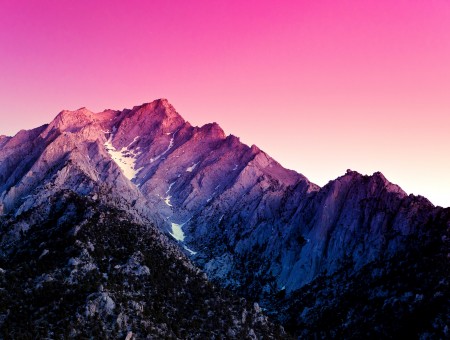 Purple And Grey Mountain Photo
