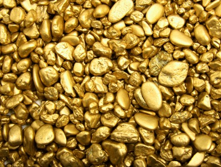 Gold stones