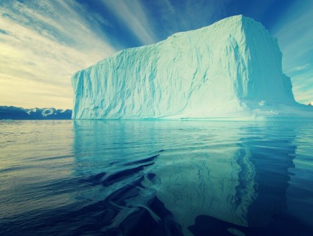 Iceberg on bodies of water