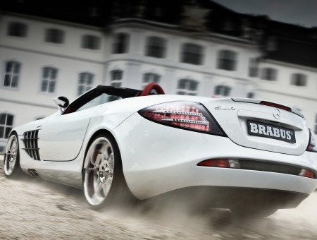 White Mercedes Brabus