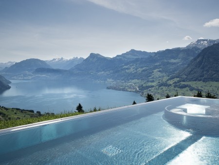 Beautiful view of pool