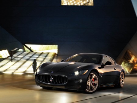 Beautiful black Maserati