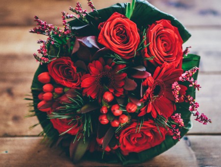 Beautiful red bouquet