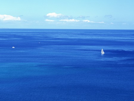 Perfect blue sea