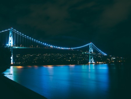 Bridge blue light