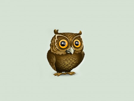 Owl minimalism wallpaper