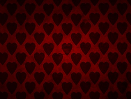 Red heart texture wallpaper