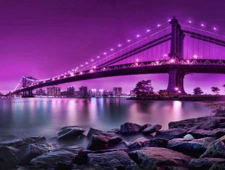 purple bridge