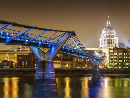 Night London bridge